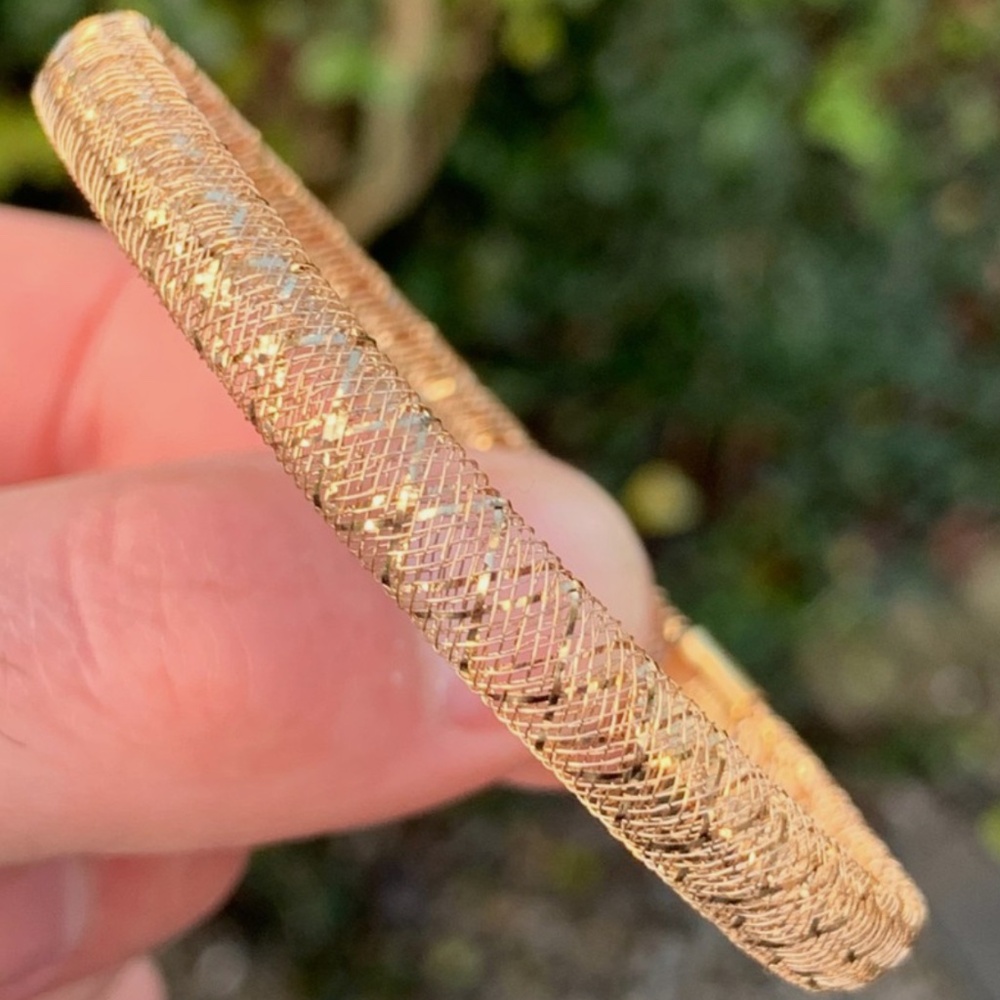 9ct gold bangle Italian - Picture 5 of 7